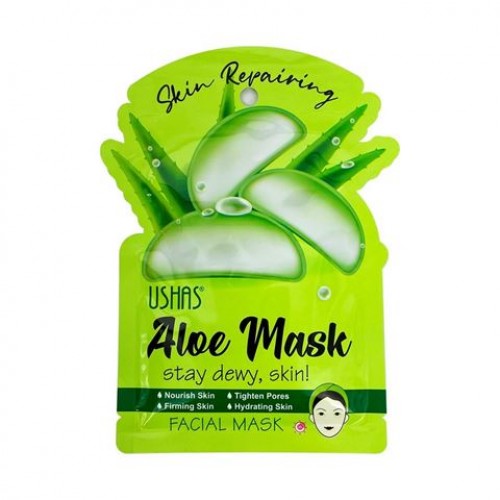 Ushas Cosmetics Aloe Mask Stay Dewy, Skin 25gr