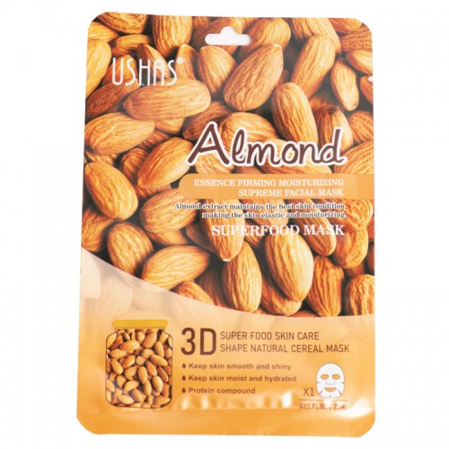Ushas Cosmetics Almond Firming & Remove Wrinkle Sheet Mask 25ml