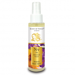Venus Secrets Αρωματικό Σπρέι Σώματος και Μαλλιών  – Mimosa & Violet Νν 100ml