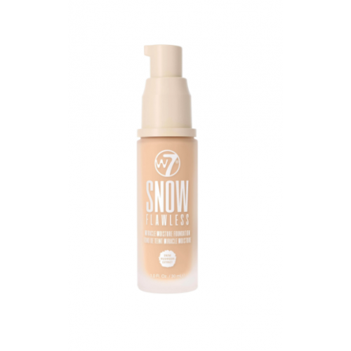 W7 Cosmetics Snow Flawless Miracle Foundation Fresh Beige 30ml