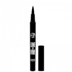 W7 Cosmetics Line To Five Waterproof Eyeliner Black  1.2ml