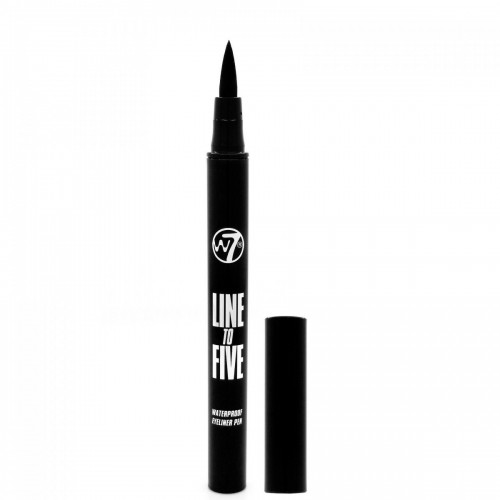 W7 Cosmetics Line To Five Waterproof Eyeliner Black  1.2ml