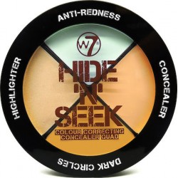 W7 Cosmetics Hide 'N' Seek Anti-Redness Quad Green 5g