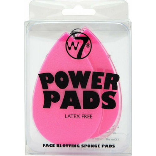 W7 Cosmetics Σφουγγαράκια Μακιγιάζ Power Pads Pink 2τμχ