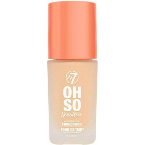 W7 Cosmetics Oh So Sensitive Foundation Fresh Beige 30ml
