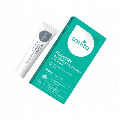 Tanita Wax strips For face With Aloe Vera (Tanita Αποτριχωτικές Ταινίες για το Πρόσωπο  12 PCS ( 6X2 )