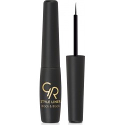 Golden Rose Style Liner Black & Black Eyeliner 6.5ml