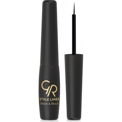 Golden Rose Style Liner Black & Black Eyeliner 6.5ml