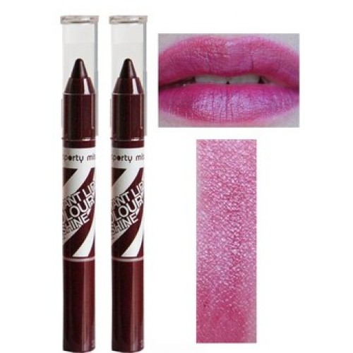Miss Sporty instant lip colour shine lipstick 002 Plum Twist