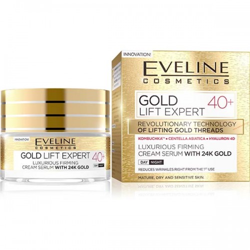 EVELINE GOLD LIFT EXPERT ΑΝΤΙΡΥΤΙΔΙΚΗ ΚΡΕΜΑ ΠΡΟΣΩΠΟΥ 24ωρη 40+ 50ml