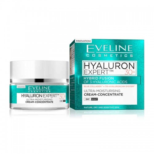 Eveline Cosmetics Hyaluron Expert 30+ Day Night Concentrate Cream 50ml