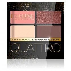 EVELINE - QUATTRO - PROFESSIONAL EYESHADOW PALETTE - CIENIE DO POWIEK 06 (3.2G)