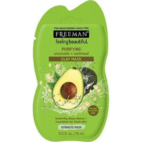  Freeman FeelingBeautiful Purifying Avocado & Oatmeal Clay Mask 15ml
