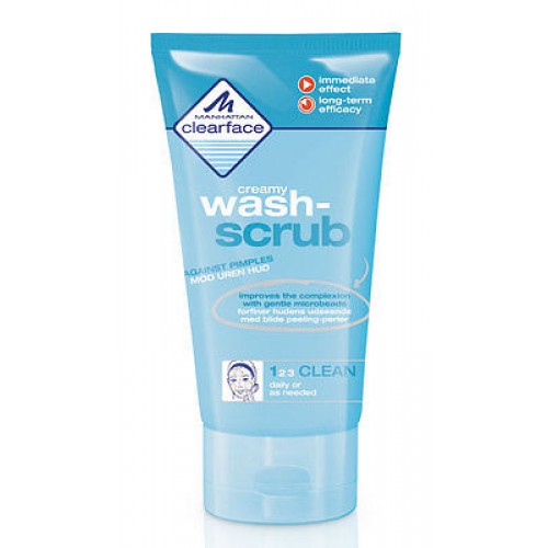 MANHATTAN CLEARFACE CREAMY WASH SCRUB 125 M