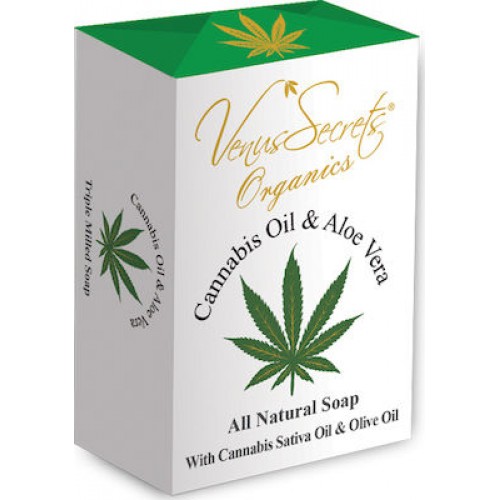 Venus Secrets Cannabis Oil & Aloe Vera Soap 150gr