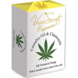 Venus Secrets Cannabis Oil & Chamomile All Natural Soap 150gr