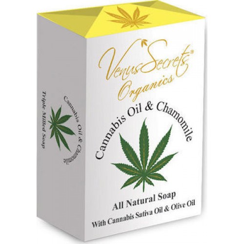 Venus Secrets Cannabis Oil & Chamomile All Natural Soap 150gr