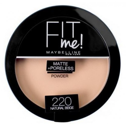 MAYBELLINE FIT ME POWDER 220 NATURAL BEIGE 14G