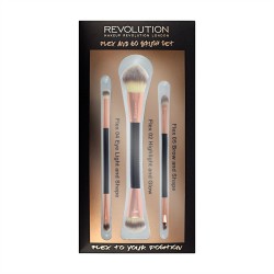 Makeup Revolution Flex & Go Brush Cosmetic Brushes Set