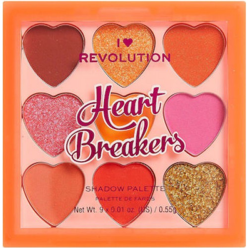 I Heart Revolution Heartbreakers Eyeshadow Palette - Fiery (5gr)