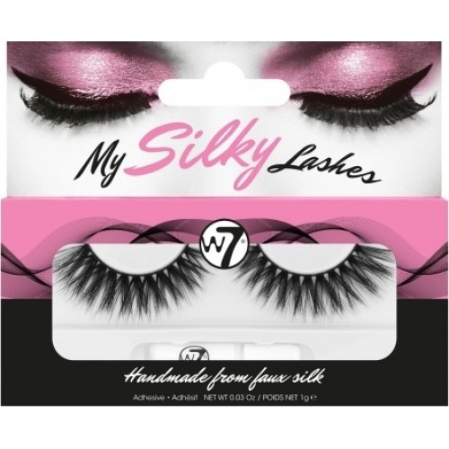  W7 Cosmetics My Silky Lashes Handmade from Faux Silk SL33