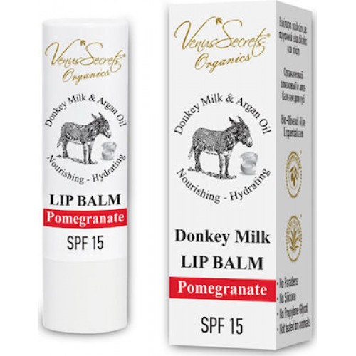 Venus Secrets Donkey Milk Lip Balm Pomegranate Venus Secrets Donkey Milk Lip Balm Pomegranate