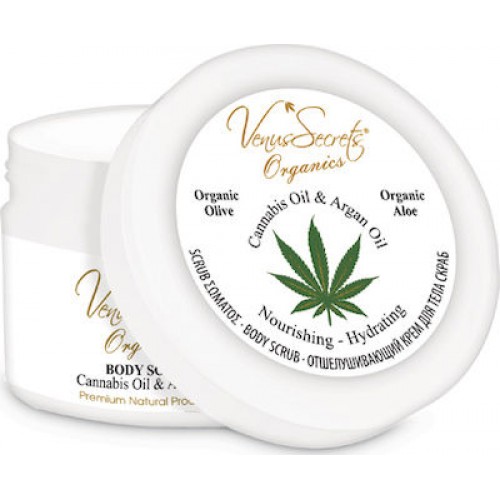 Venus Secrets Cannabis Oil & Argan Oil Body Scrub 280ml