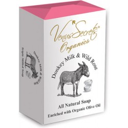 Venus Secrets Donkey Milk & Wilde Rose Soap 150gr